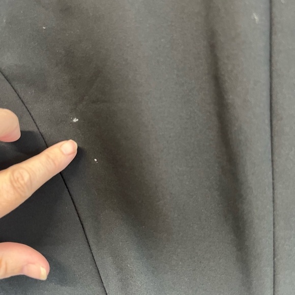 Ann Taylor Single Button Blazer Black Peplum Hem Office Career Wear Size 6 - Picture 8 of 10